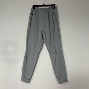 Mens Lululemon Light Grey Intent Joggers Size M 30 Inseam Sweatpants, Athletic